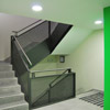 Escalera verde
